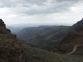 Vue depuis le Sani Pass